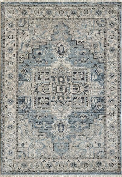 Dynamic Rugs JUNO 6882-500 Light Blue and Cream